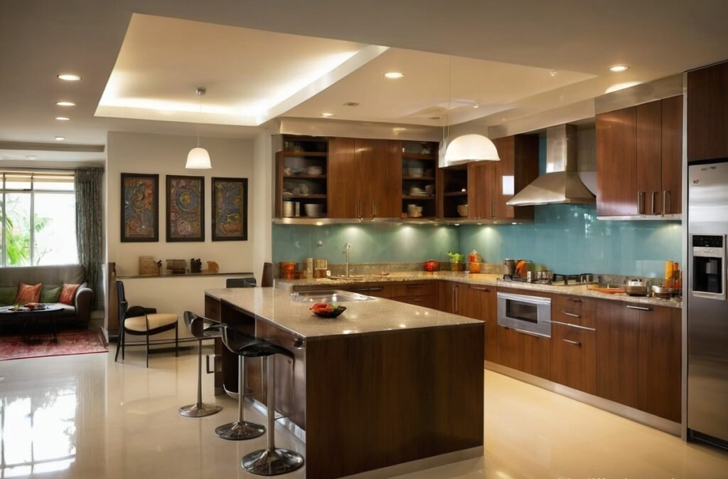 indian-open-kitchen-design